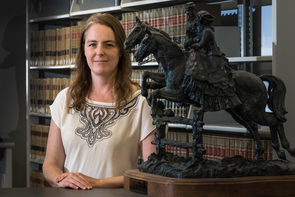 Although laws often lag behind technology, that's not necessarily a bad thing, says Jane Bambauer, a professor in the UA's James E. Rogers College of Law. (Photo: Bob Demers/UANews) Although laws often lag behind technology, that's not necessarily a bad thing, says Jane Bambauer, a professor in the UA's James E. Rogers College of Law. (Photo: Bob Demers/UANews)